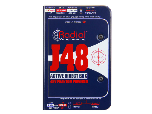 Radial J48 - Phantom Powered Active Direct Box