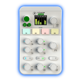 Mackie M•Caster Studio – Desktop Live Streaming Mixer in White