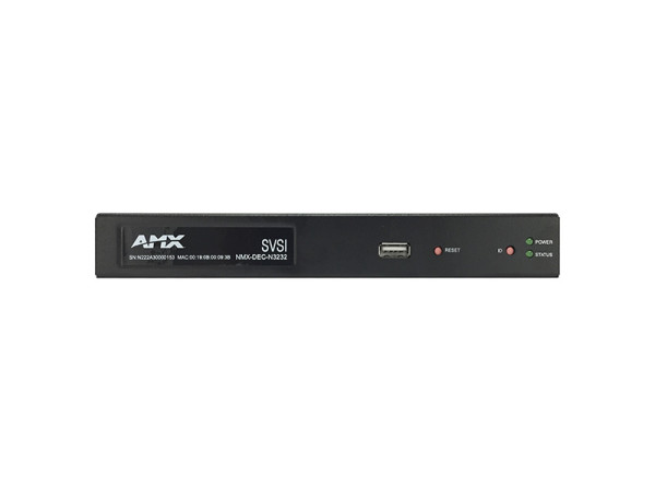 AMX NMX-DEC-N3232 - SVSI H.264 Decoder with USB