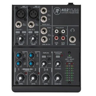 Mackie 402-VLZ4 - 4 Channel Compact Analogue Mixer - B-Stock