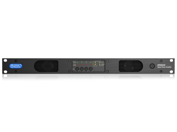 AtlasIED DPA602 600-Watt Networkable Multi-Channel Power Amplifier With Optional Dante Network Audio