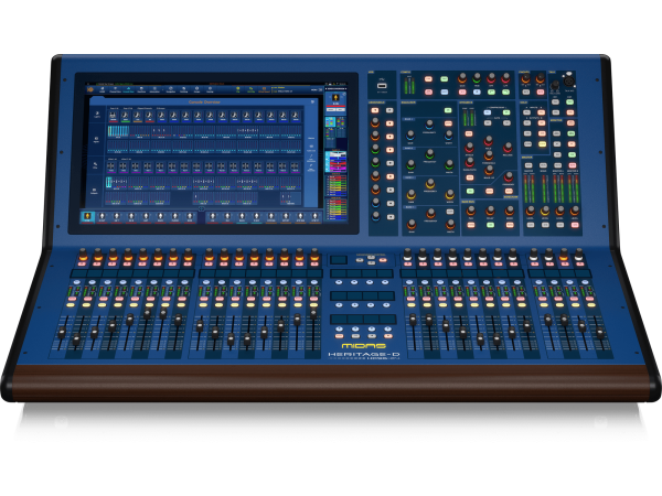 Midas HD96-24-CC-IP Live Digital Console Control Centre with 144 Input Channels, 120 Mix Buses, 96 kHz Sample Rate and 21" Touch Screen