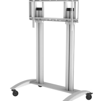 Peerless SR598W, Multimedia cart, White, Flat panel, 136.1 kg, 139.7 cm (55"), 2.49 m (98")