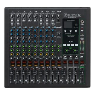 Mackie Onyx 12 - 12-Channel Premium Analog Mixer with Multitrack USB - B-Stock