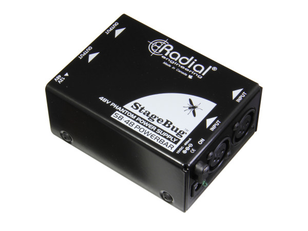 Radial StageBug SB-48 Phantom Power Supply